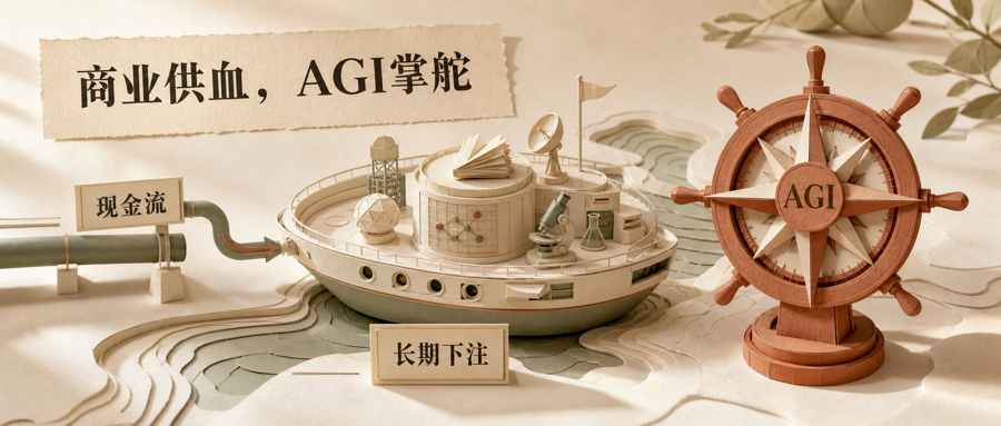 文章封面:商业供血,AGI掌舵