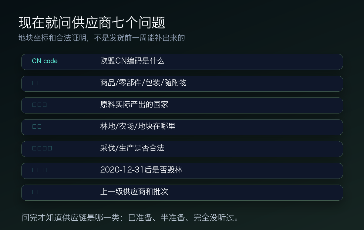 供应商现在就该回答的七个问题