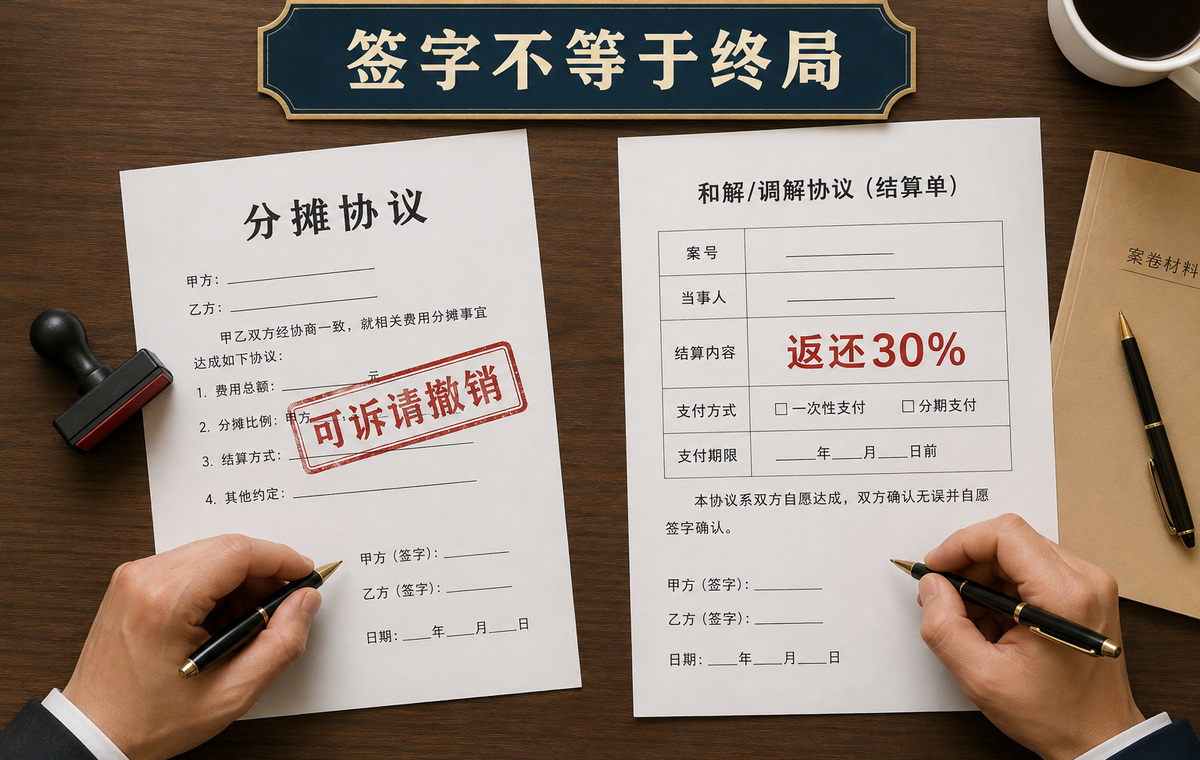 案例启示:签字不等于终局