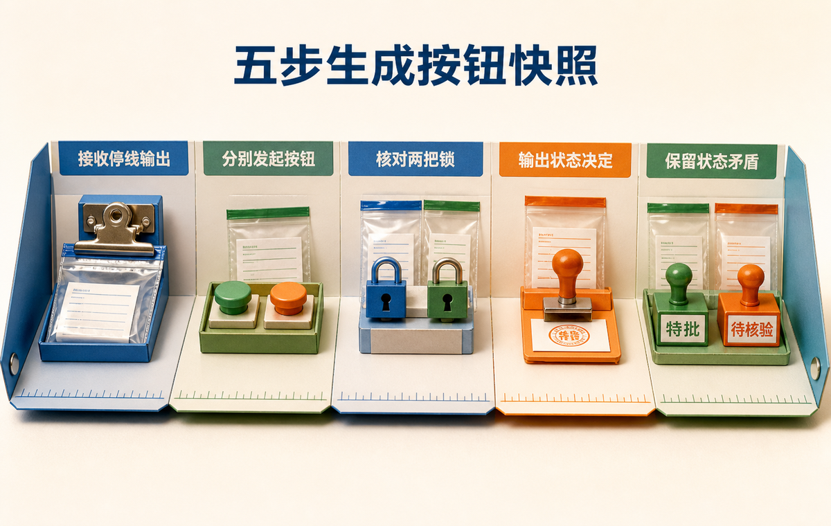 五步生成可追溯的按钮快照