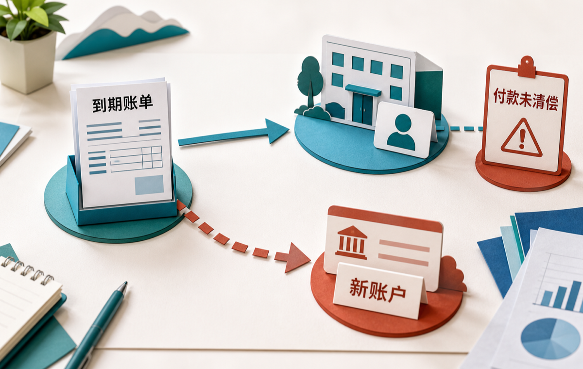 账单到期不代表新账户已完成受益人核验。